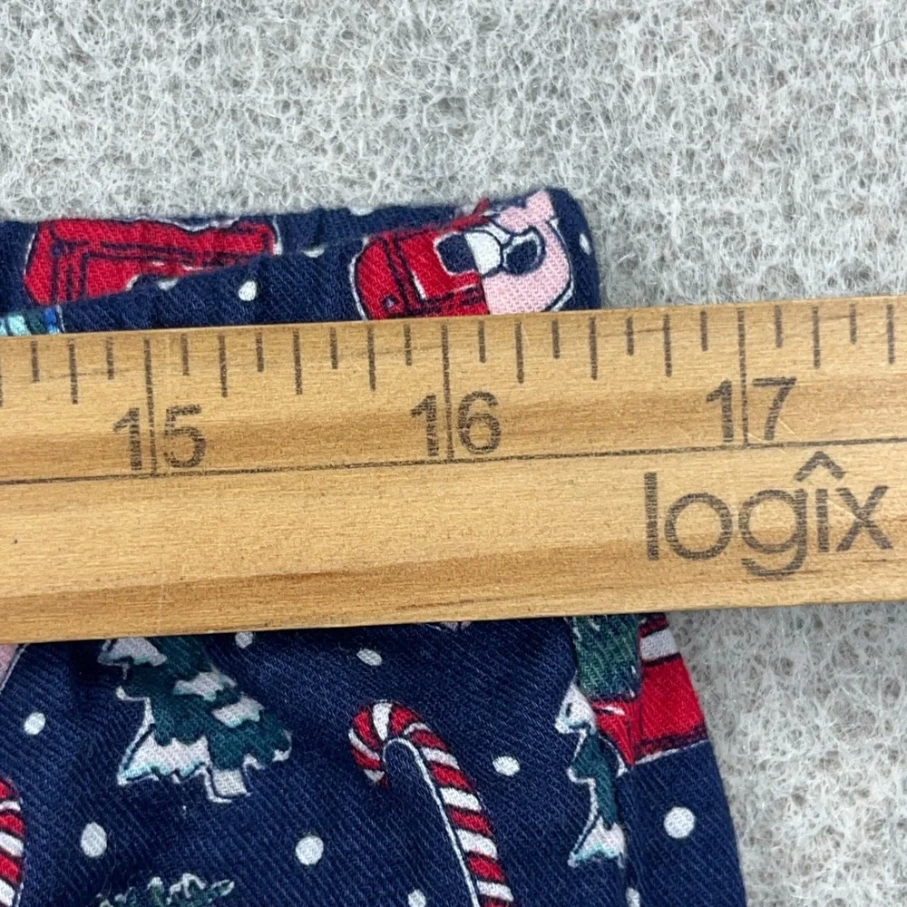 Vineyard Vines Christmas Pajamas Men Small Navy Blue Santa Whales Adult